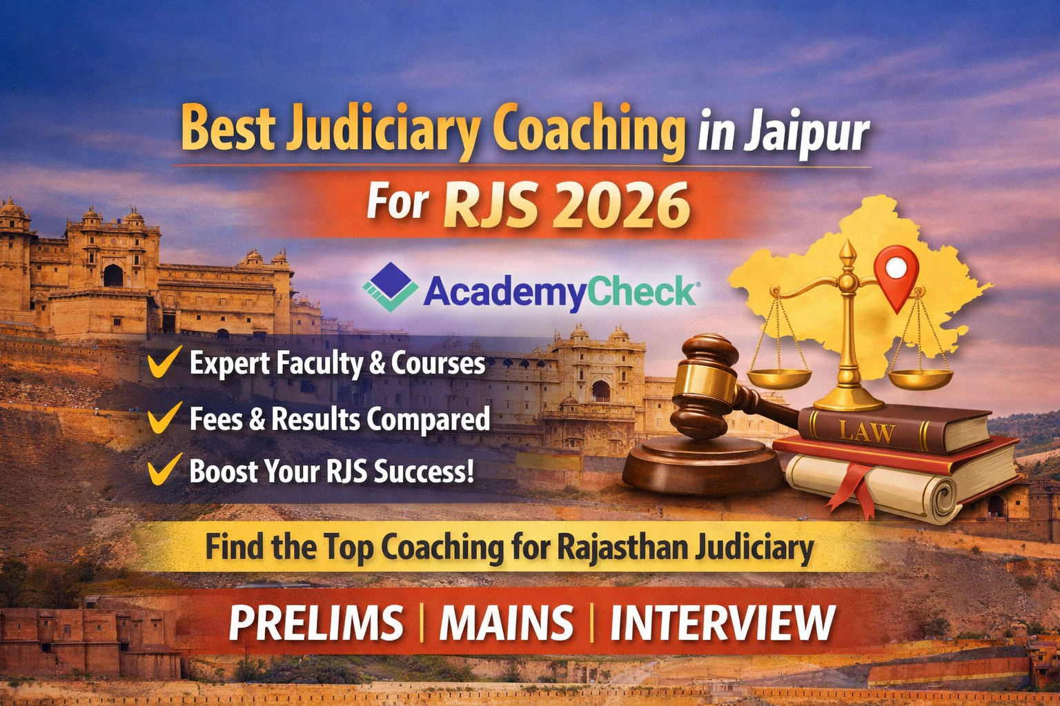Top Judiciary Coaching in Jaipur 2026 | Best RJS Preparation Institutes Ranked